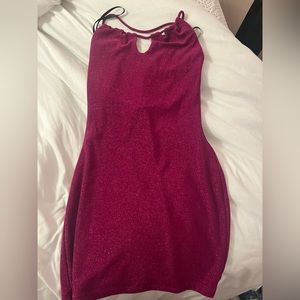 Superdown halle cross back dress